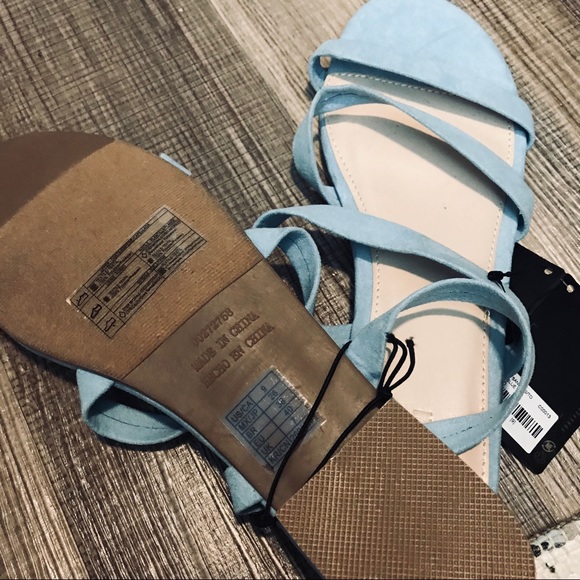 Light Blue Sandals - Picture 3 of 3
